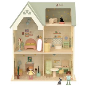 CLASSIC-WORLD-Large-Wooden-Dollhouse-with-Furniture-1