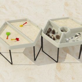 MASTERKIDZ-Hexagonal-Sand-and-Water-Play-Table-with-3-Compartments-and-Adjustable-Height-1