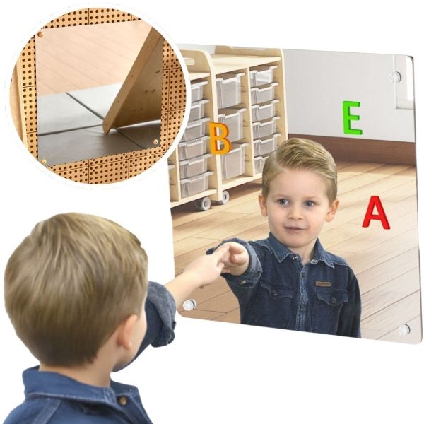 MASTERKIDZ-Large-Magnetic-STEM-Mirror MASTERKIDZ Large Magnetic STEM Mirror