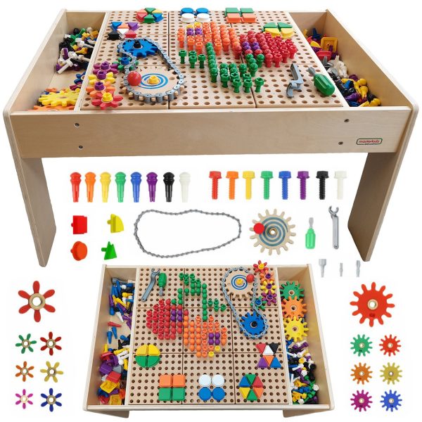 MASTERKIDZ-Wooden-Educational-Table-STEM-WALL-ACCESSORIES MASTERKIDZ Wooden Educational Table + STEM WALL ACCESSORIES