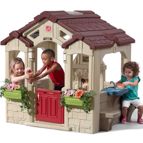 STEP2-Garden-House-with-Benches-for-Children STEP2 Garden House with Benches for Children