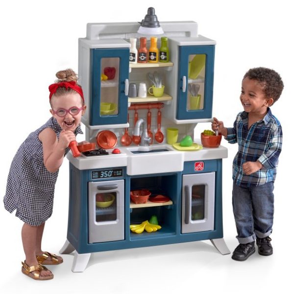 STEP2-Modern-Realistic-Kids-Kitchen-with-Lots-of-Accessories STEP2 Modern Realistic Kids Kitchen with Lots of Accessories