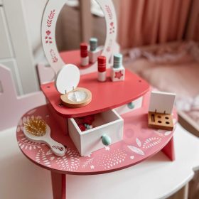 TOOKY-TOY-Pink-Wooden-Makeup-Dressing-Table-with-Mirror-1