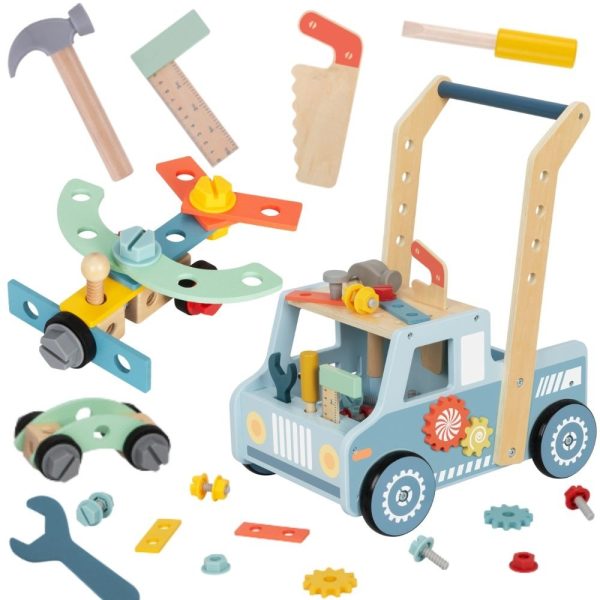 TOOKY-TOY-Wooden-Walker-Car-Mini-STEM-Workshop TOOKY TOY Wooden Walker Car Mini STEM Workshop