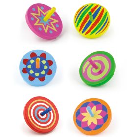 VIGA-Colorful-Wooden-Spinning-Top-1pc-1