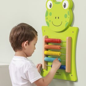 VIGA-Wooden-Manipulative-Board-Abacus-Frog-FSC-Montessori-Certificate-2