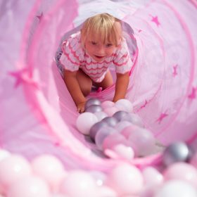 WOOPIE-3-in-1-Tent-Princess-Palace-XXL-House-Tunnel-Dry-Pool-1