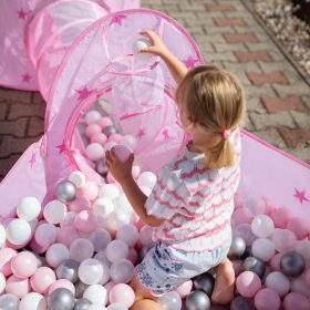 WOOPIE-3-in-1-Tent-Princess-Palace-XXL-House-Tunnel-Dry-Pool-2