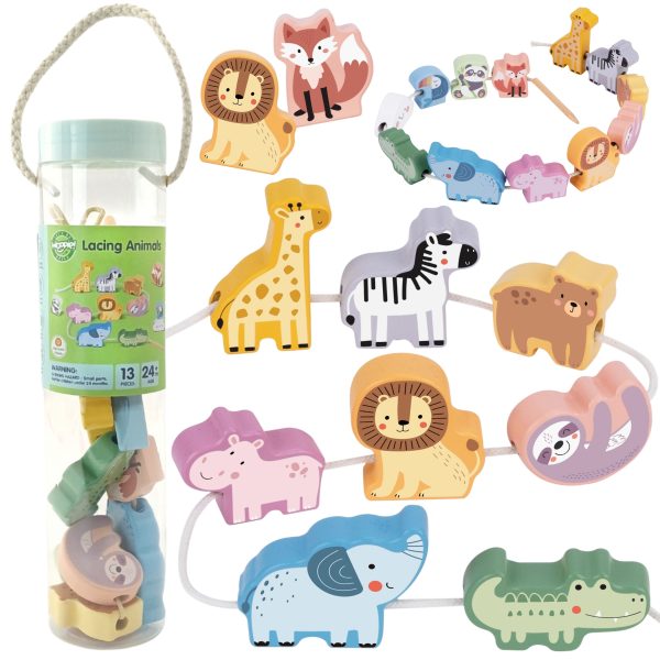 WOOPIE-GREEN-Wooden-Threading-Blocks-Intertwining-ZOO-Montessori-13-pcs WOOPIE GREEN Wooden Threading Blocks Intertwining ZOO Montessori 13 pcs.