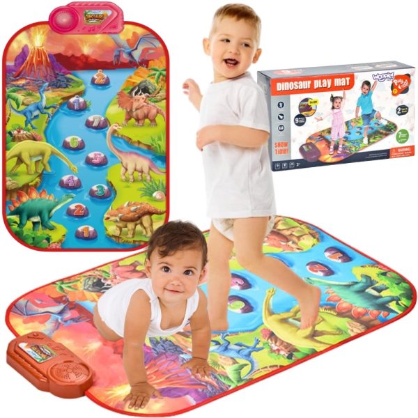 WOOPIE-Large-Musical-Mat-Piano-XL-Dinosaurs-Interactive WOOPIE Large Musical Mat Piano XL Dinosaurs Interactive