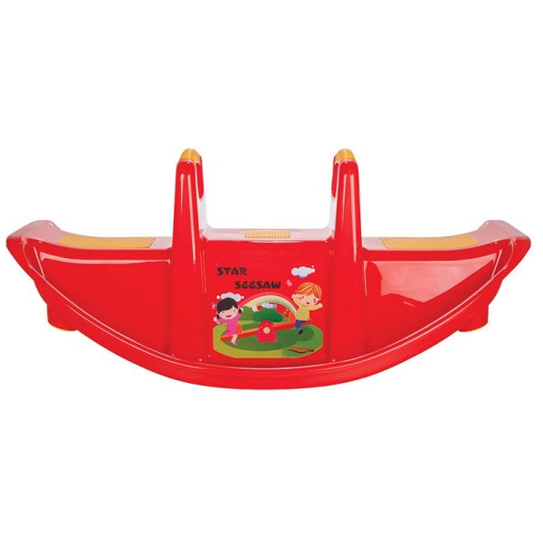 WOOPIE-Multi-Person-Rocker-STAR-Balance-Swing-Red WOOPIE Multi-Person Rocker STAR Balance Swing Red