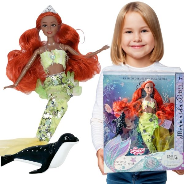 WOOPIE-ROYAL-Emi-Mermaid-Doll-with-Seal WOOPIE ROYAL Emi Mermaid Doll with Seal