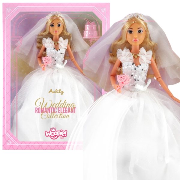 WOOPIE-ROYAL-Lily-Doll-30-cm-Bride-Wedding-Dress-Accessories WOOPIE ROYAL Lily Doll 30 cm Bride Wedding Dress Accessories