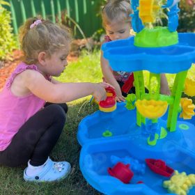 WOOPIE-Water-Table-2-in-1-Sandbox-Fountain-XXL-Aquapark-with-Dolphin-1