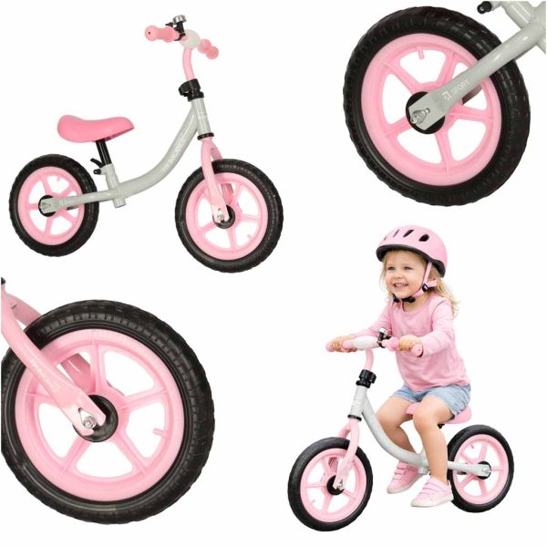 Trike Fix Balance krosinis dviratis baltos ir rožinės spalvosSportas/Dviračiai/Bėgimo dviračiai Trike Fix Balance krosinis dviratis baltos ir rožinės spalvos