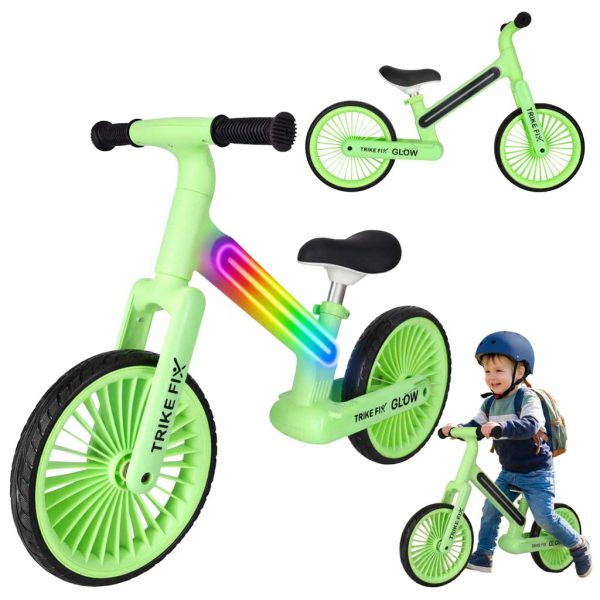 Trike Fix Glow LED neoninės žalios spalvos krosinis dviratisSportas/Dviračiai/Bėgimo dviračiai Trike Fix Glow LED neoninės žalios spalvos krosinis dviratis