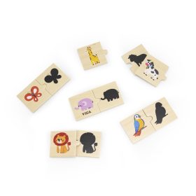 VIGA-Wooden-Puzzle-Set-Animal-Match-Shadow-Puzzle-2