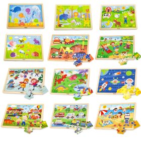 Viga-Wooden-Puzzle-Set-12-puzzles-24-pieces-each-on-a-stand-1 24 pieces each