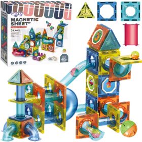 WOOPIE Magnetic Construction Blocks 3D Educational Set Ball Track 42 pcs.