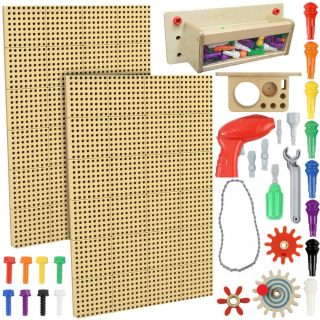 MASTERKIDZ STEM Mounting Panels 2x 120x80 cm + Accessories XXL Set
