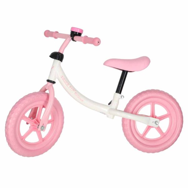 Trike Fix Balance krosinis dviratis su varpeliu rožinės spalvosVaikas/Dviračiai/Bėgimo dviračiai Trike Fix Balance krosinis dviratis su varpeliu rožinės spalvos
