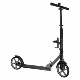 Trike Fix miesto motoroleris sulankstomas 200 mm ratais juodas/pilkas