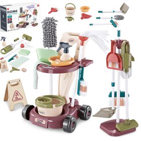 WOOPIE XXL Cleaning Set 3-in-1 Trolley 26 pcs.