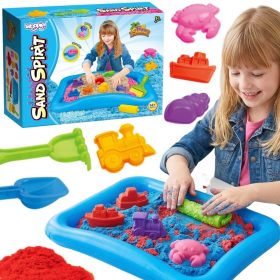 Woopie Kinetic Sand Magic Pool Set Molds Accessories 3+