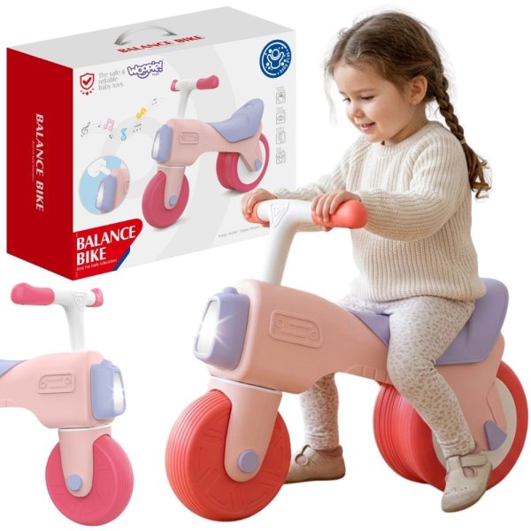 WOOPIE Balance Bike Ride-On Sound 18m+ Pink