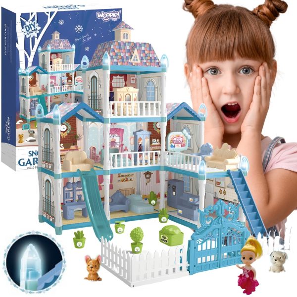 WOOPIE-Winter-Garden-Dollhouse-with-Accessories-and-Illuminated-Doll-191-pcs WOOPIE Winter Garden Dollhouse with Accessories and Illuminated Doll 191 pcs.