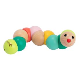 Classic World Wooden Caterpillar Manipulative Sensory Toy