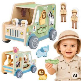 TOOKY TOY Safarii Activity Cube Car