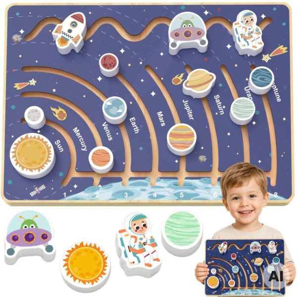TOOKY-TOY-Solar-System-Educational-Board TOOKY TOY Solar System Educational Board