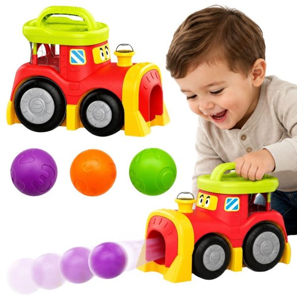 WOOPIE-BABY-Interactive-Train-with-Bouncing-Balls WOOPIE BABY Interactive Train with Bouncing Balls