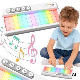 WOOPIE-Rainbow-Touch-Piano-with-Backlight-and-Learning-Mode-3 WOOPIE Rainbow Touch Piano with Backlight and Learning Mode 3+