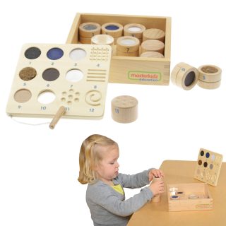 MASTERKIDZ Guess by Touch Material and Texture 12 Montessori Elements