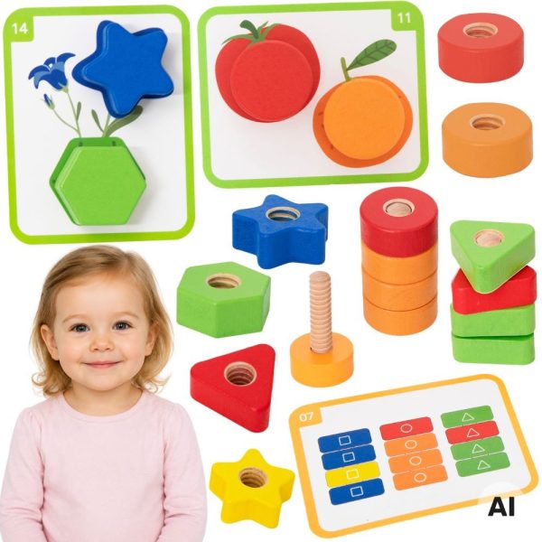 VIGA-Educational-Set-Nuts-and-Bolts-30-pcs VIGA Educational Set Nuts and Bolts 30 pcs.